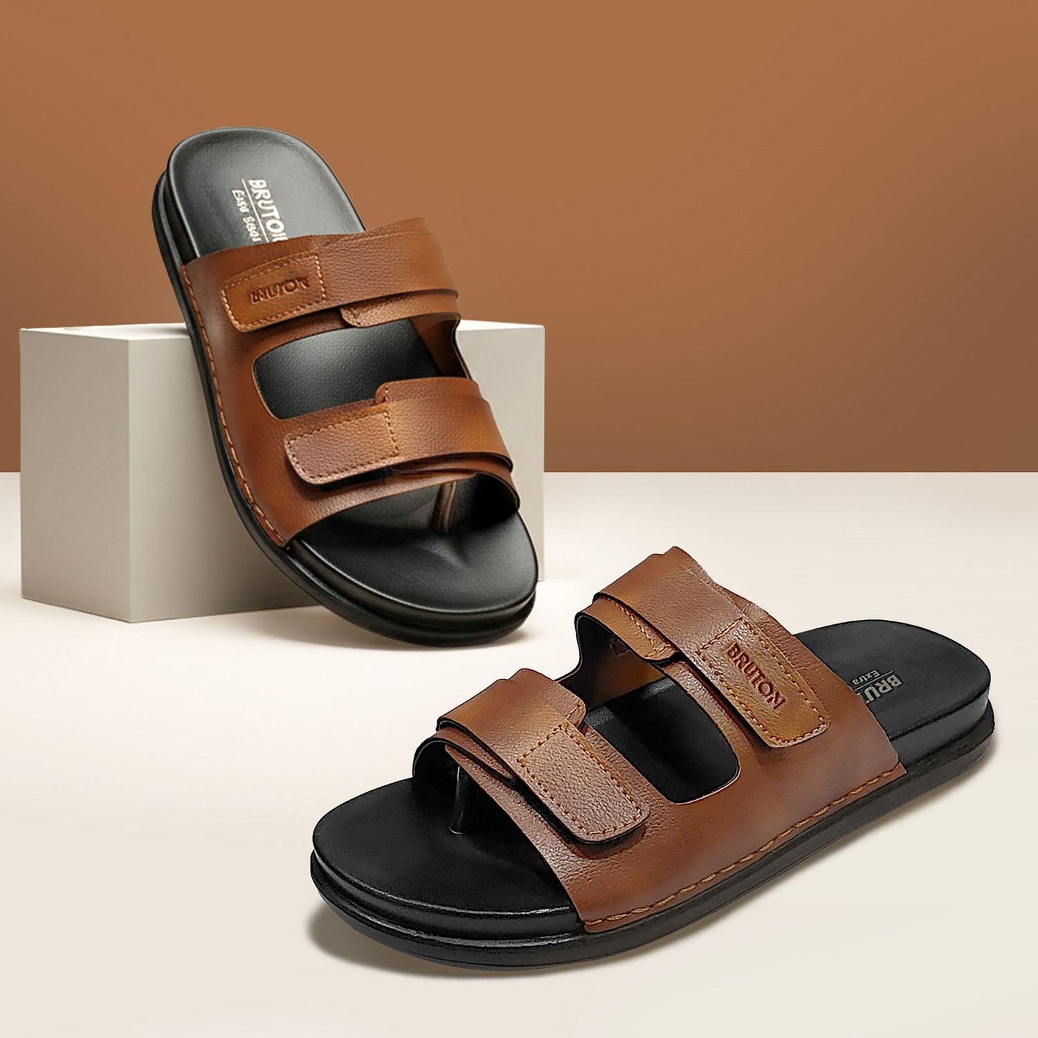 Image of BRUTON Ortho |Extra Soft| Comfort Toe | Acupressure | Comfortable Men Sandals
