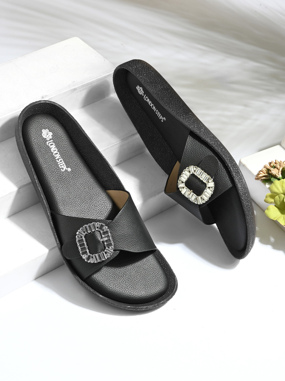 Image of London Steps Sugar & Style Flats|Soft Cushion,Cute Design, & Trendy Everyday Wear Women Flats Women Flats