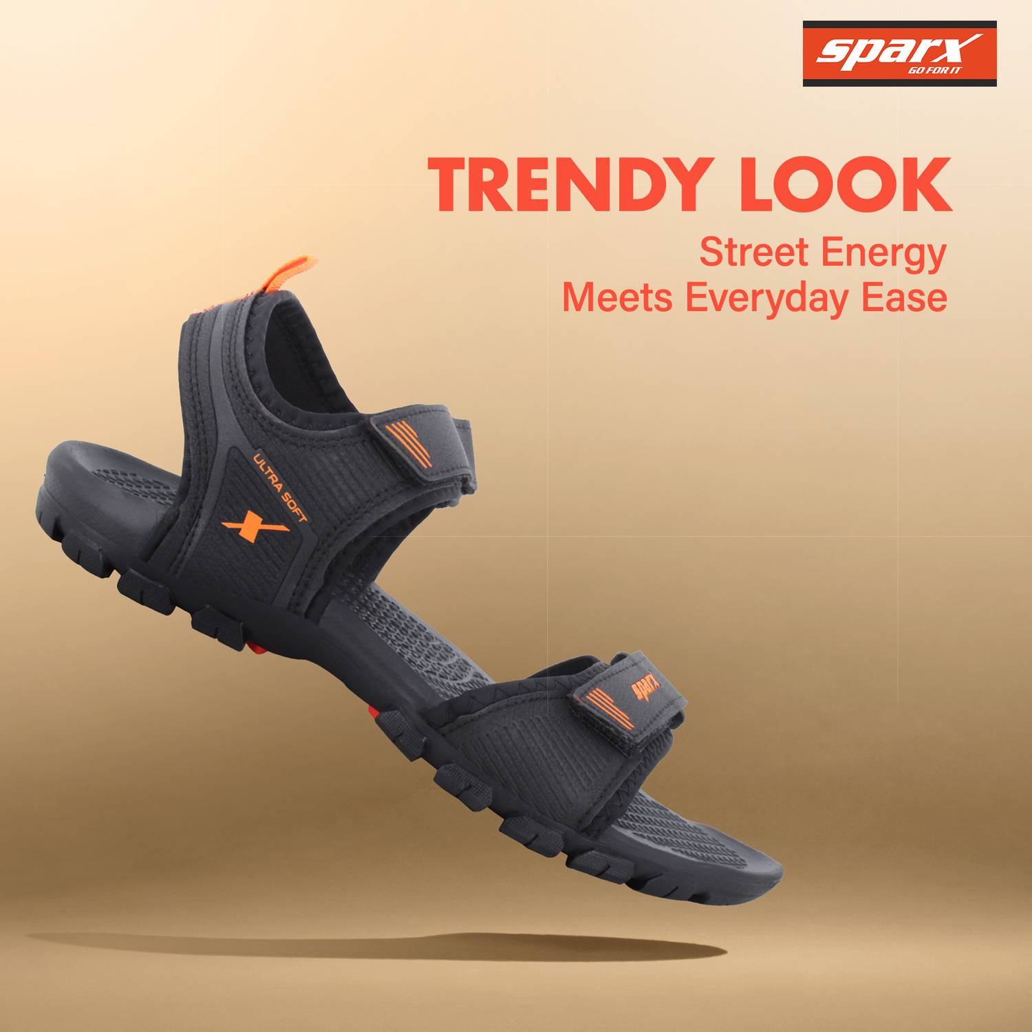 Sparx SS 561 Men Black Sandals - Image 3
