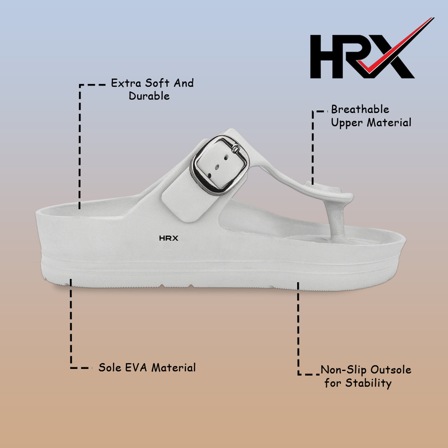 Image of HRX by Hrithik Roshan Men Flats
