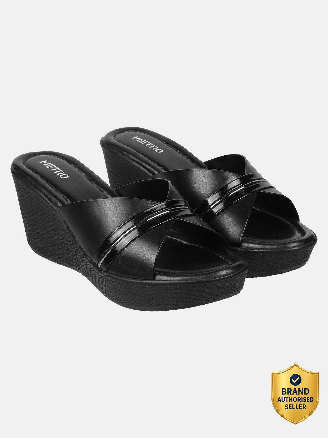 Image of METRO Open-Toe Women Wedges