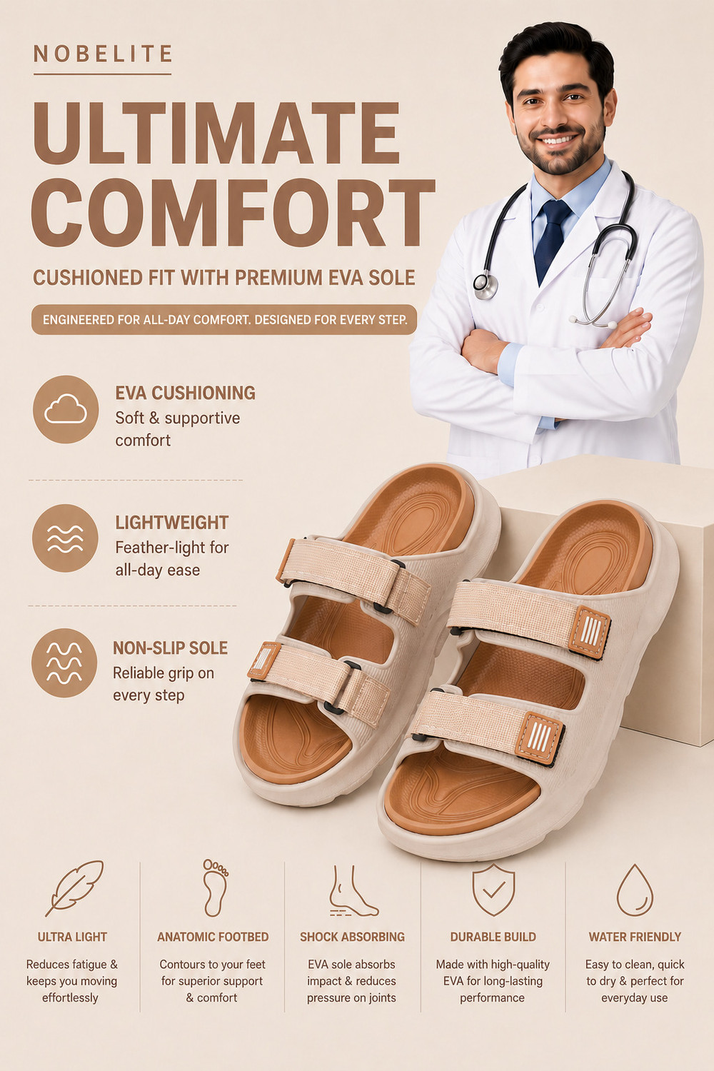 Image of NOBELITE Men Sandals