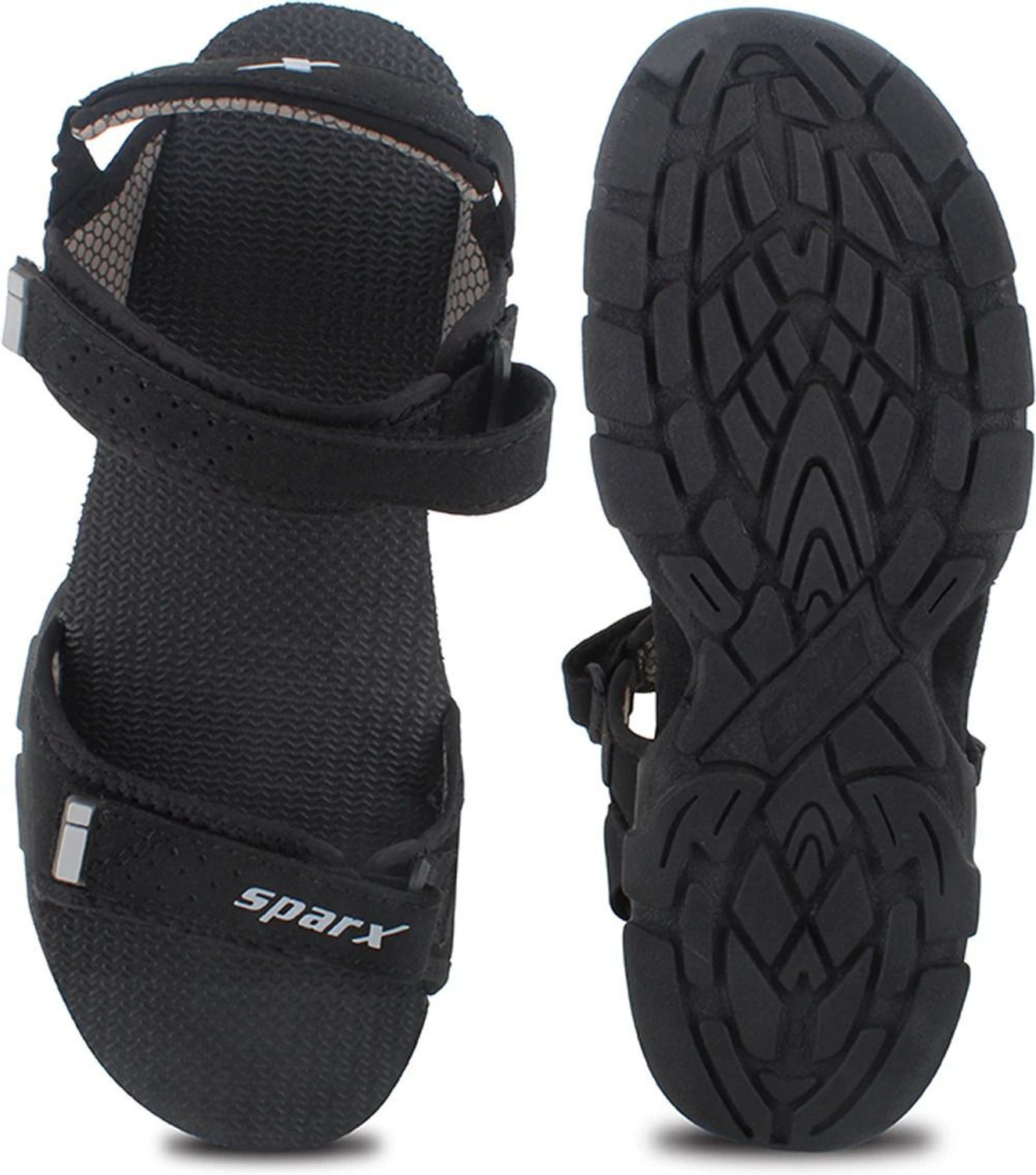 Image of Sparx Men SS 119 Sports Sandal (Black, Grey, 9)