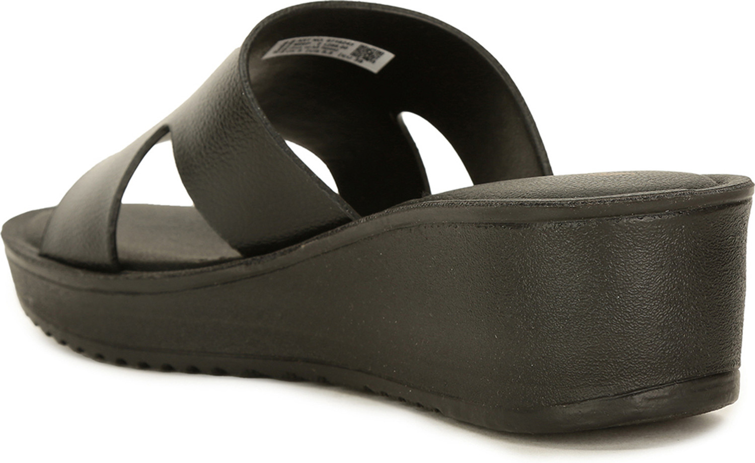 Image of Bata Women Wedges Sandal (Black, 3)