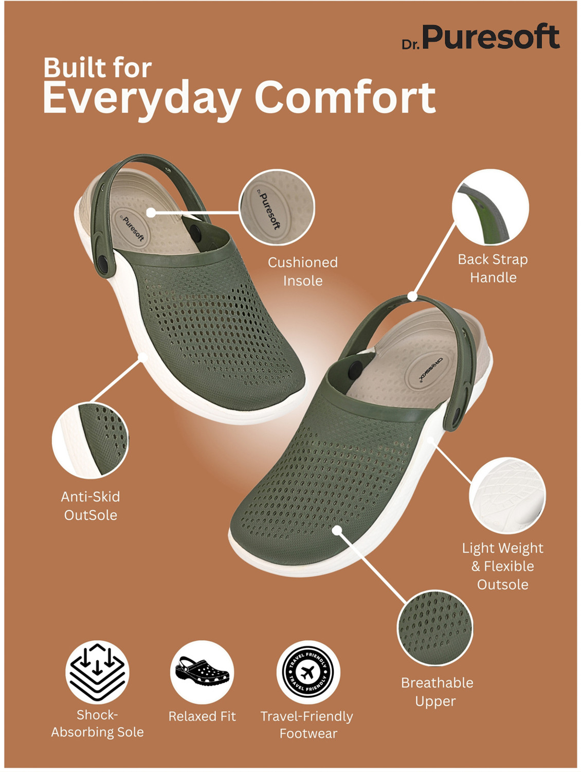Image of Dr.Puresoft Men Clogs