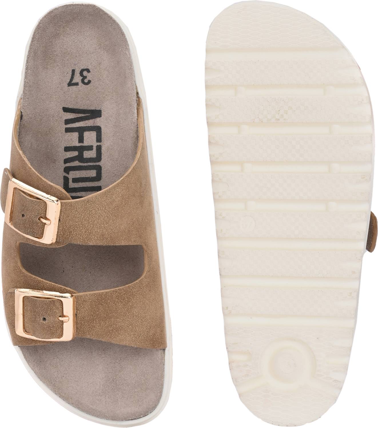 Afrojack Women Beige Flats - Image 5