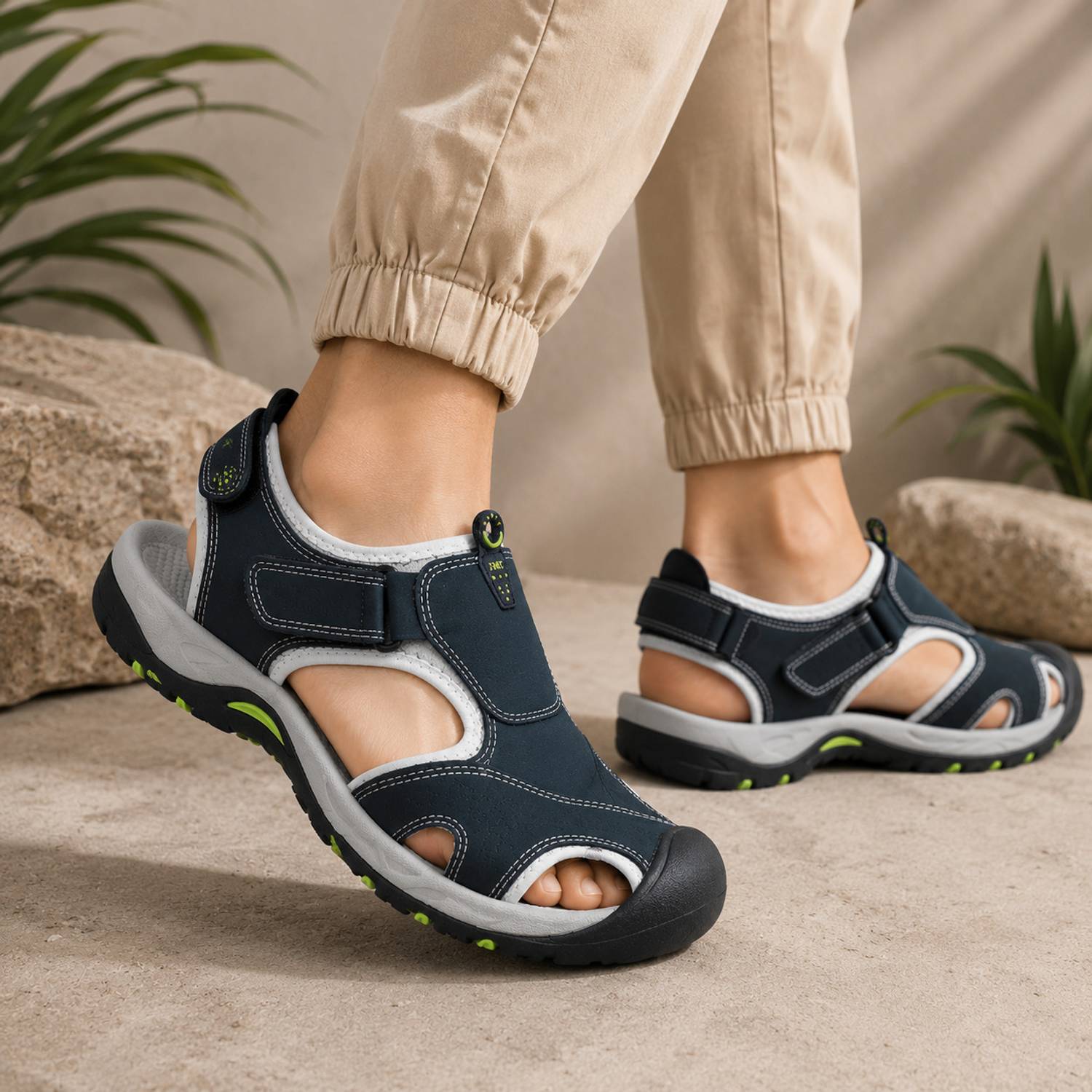 Fuel Men Blue Sandals - Image 2