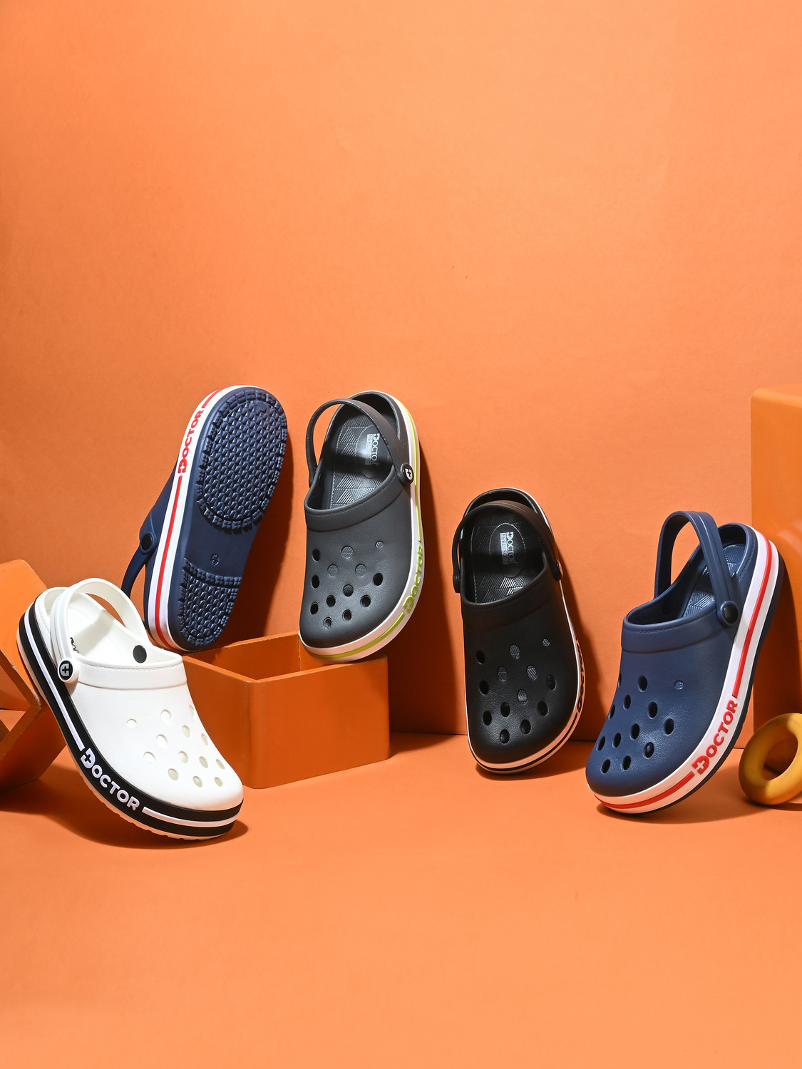 Image of DOCTOR FEEL SOFT Clogs Comfortable Non Slip Sole Daily Use Work Duty Footwear Men Clogs