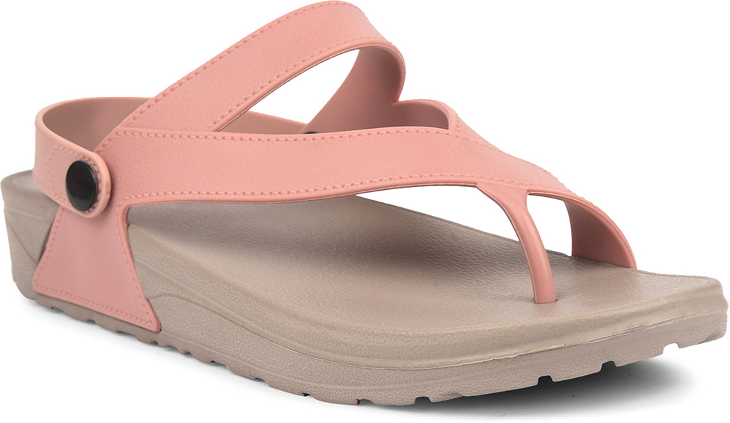Image of Bata Women Flats Sandal (Black, 4)