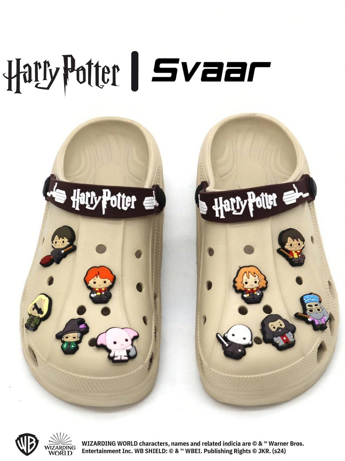 Svaar Harry Potter Magical Clogs for Men with 10 Charms