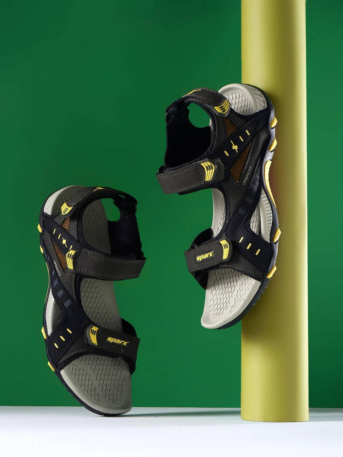 Sparx SS 485 Men Sports Sandals Green - Image 2