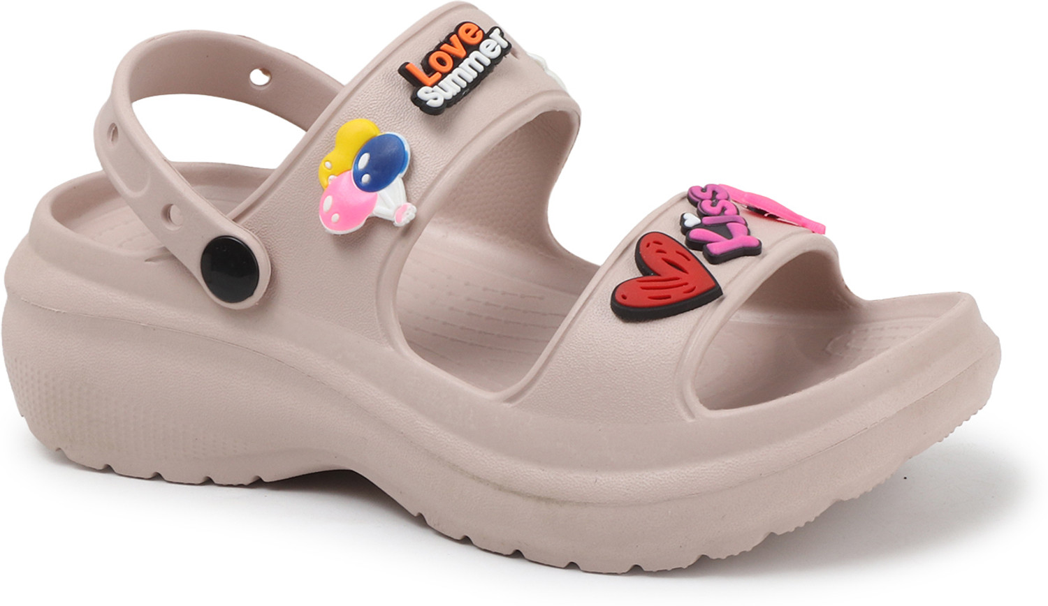 Image of Roadster Women Clogs Sandal (Beige, 6)
