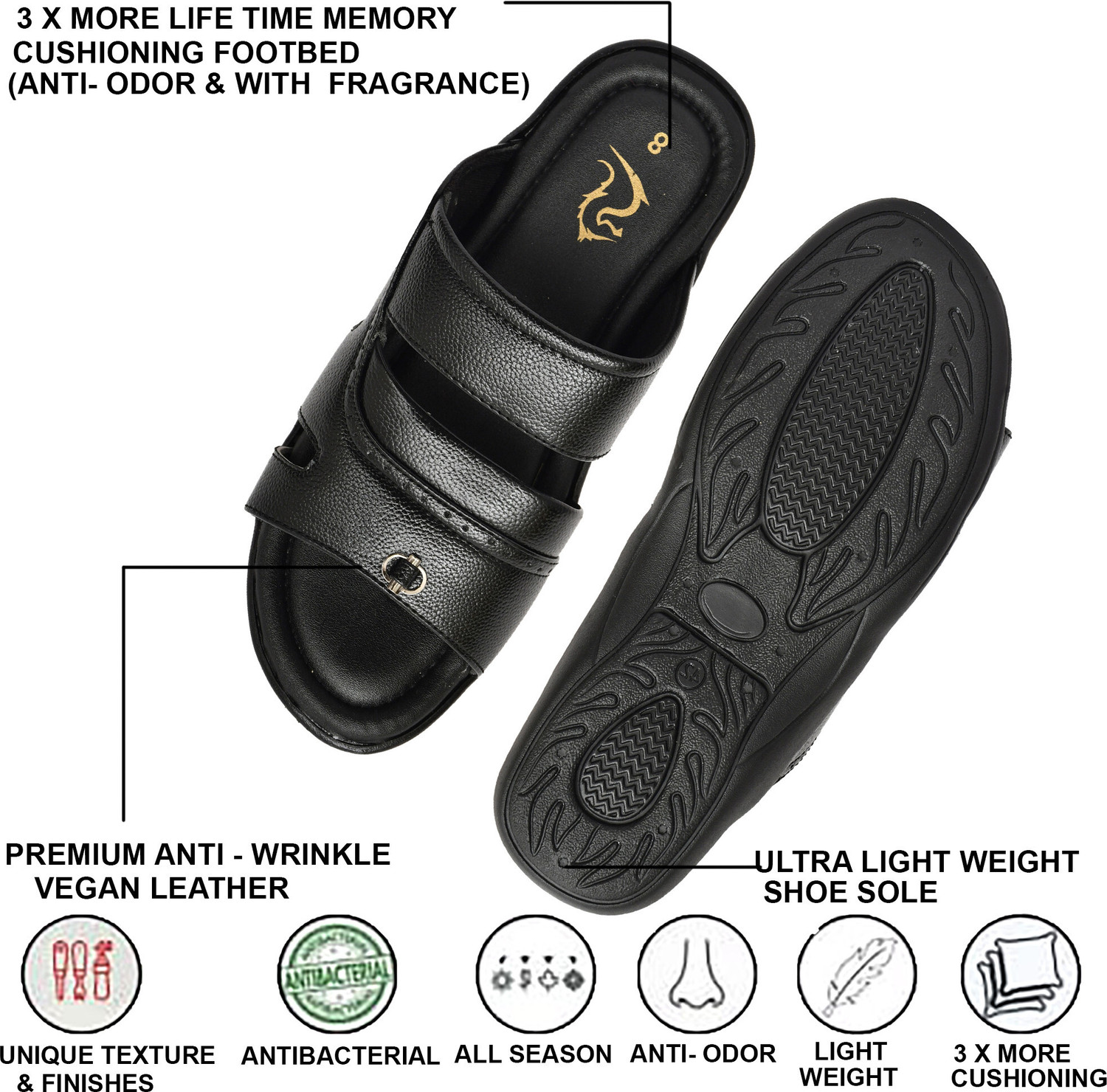 Image of QARA Men Sandals