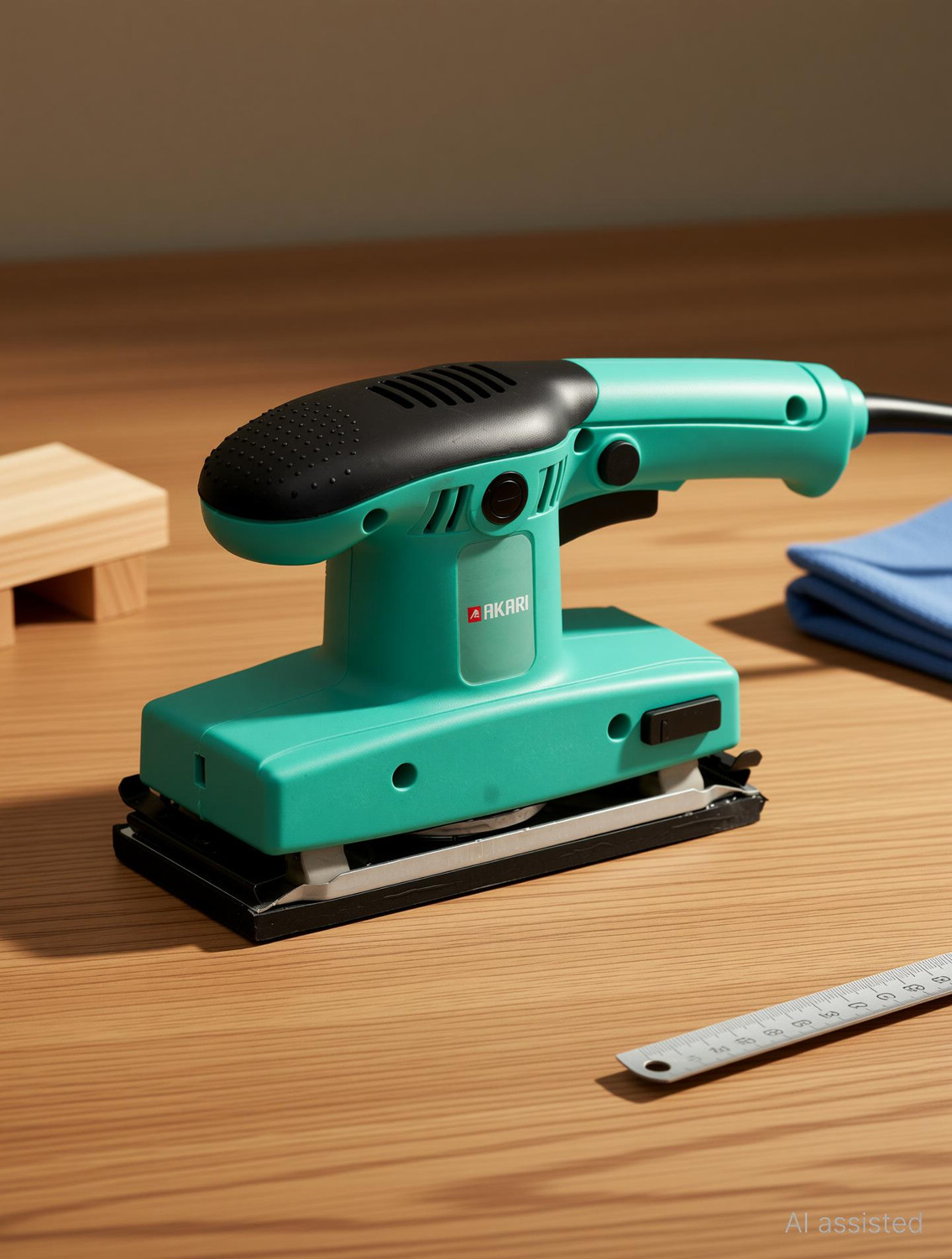 Image of Digital Craft Wood Working Flat Sandblaster Sanding Machine Wood Painting Machine Grinding Machine-High Power Tool Akari 7.2 inch Random Orbital Sander