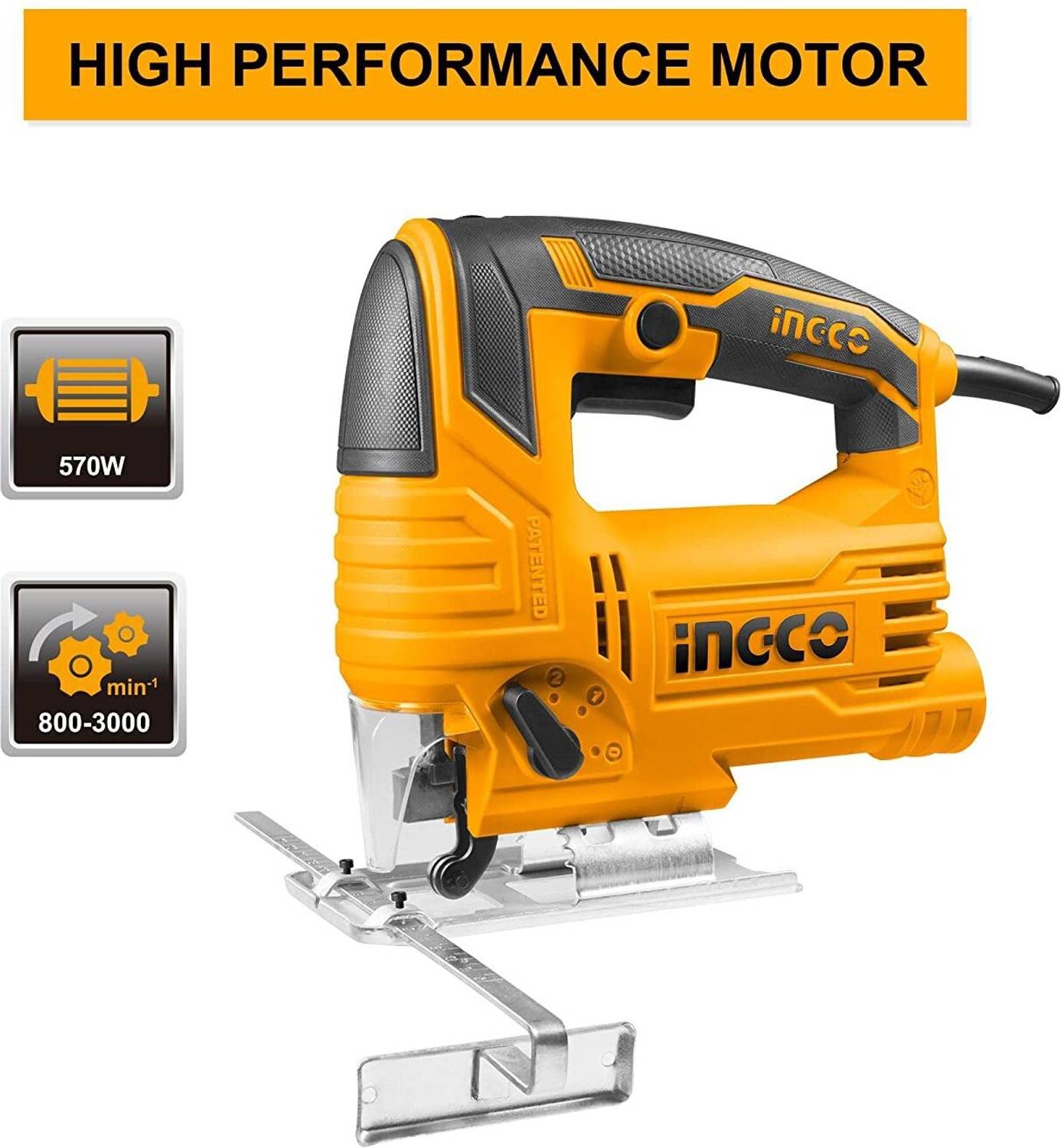 INGCO Jig Saw 570W 800-3000 RPM - Image 5