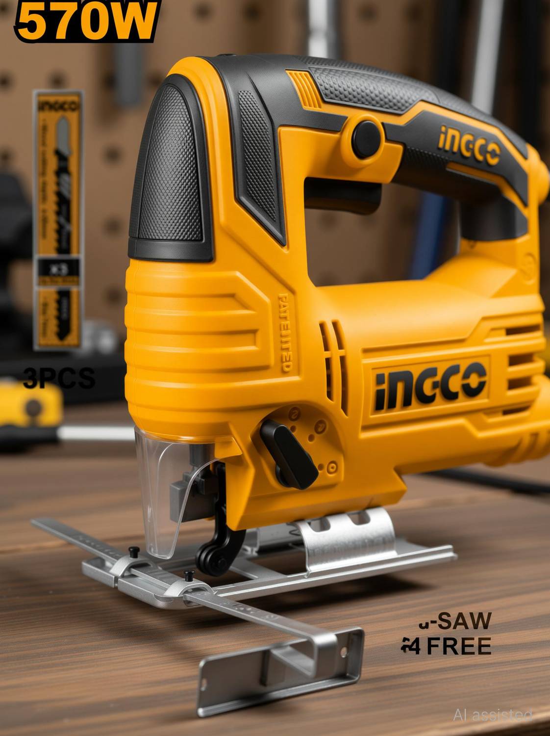 INGCO Jig Saw 570W 800-3000 RPM - Image 3