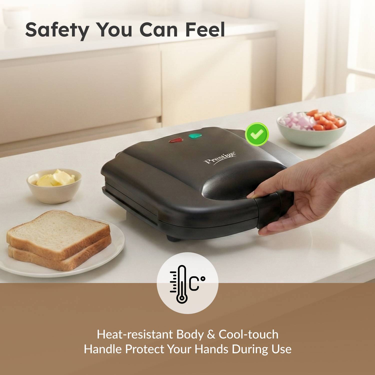 Prestige PGMFB Grill Sandwich Maker Black - Image 5
