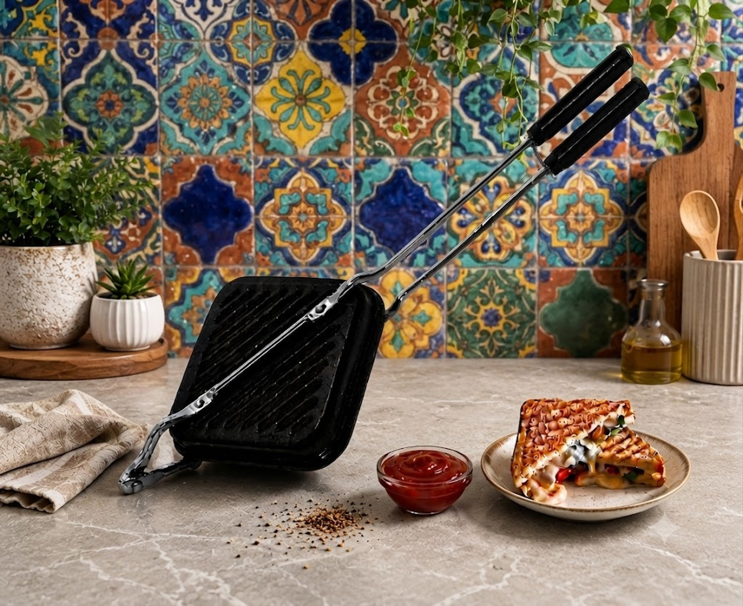 Image of shuddhkitchen Practical Sandwich Maker Grill Sandwich Maker