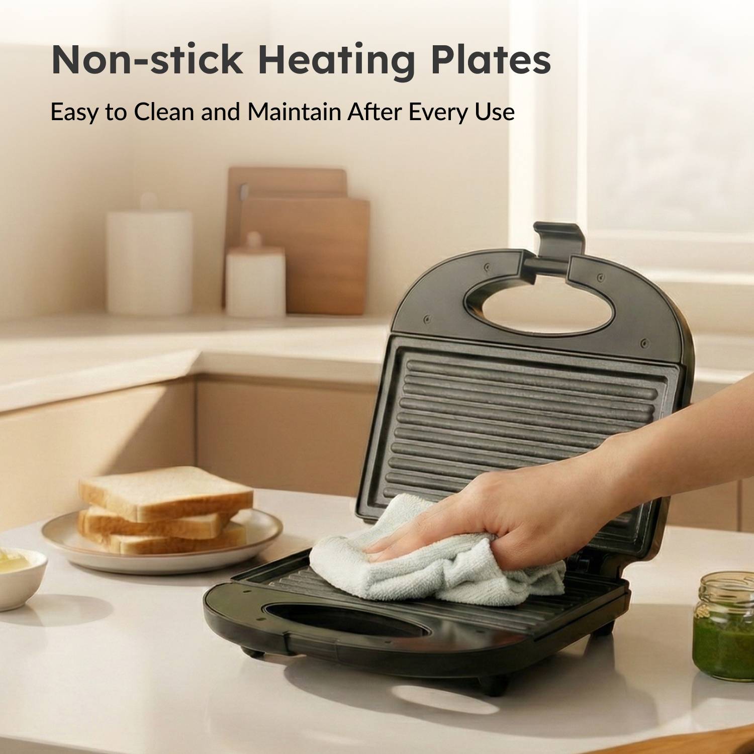 Prestige PGMFB Grill Sandwich Maker Black - Image 4