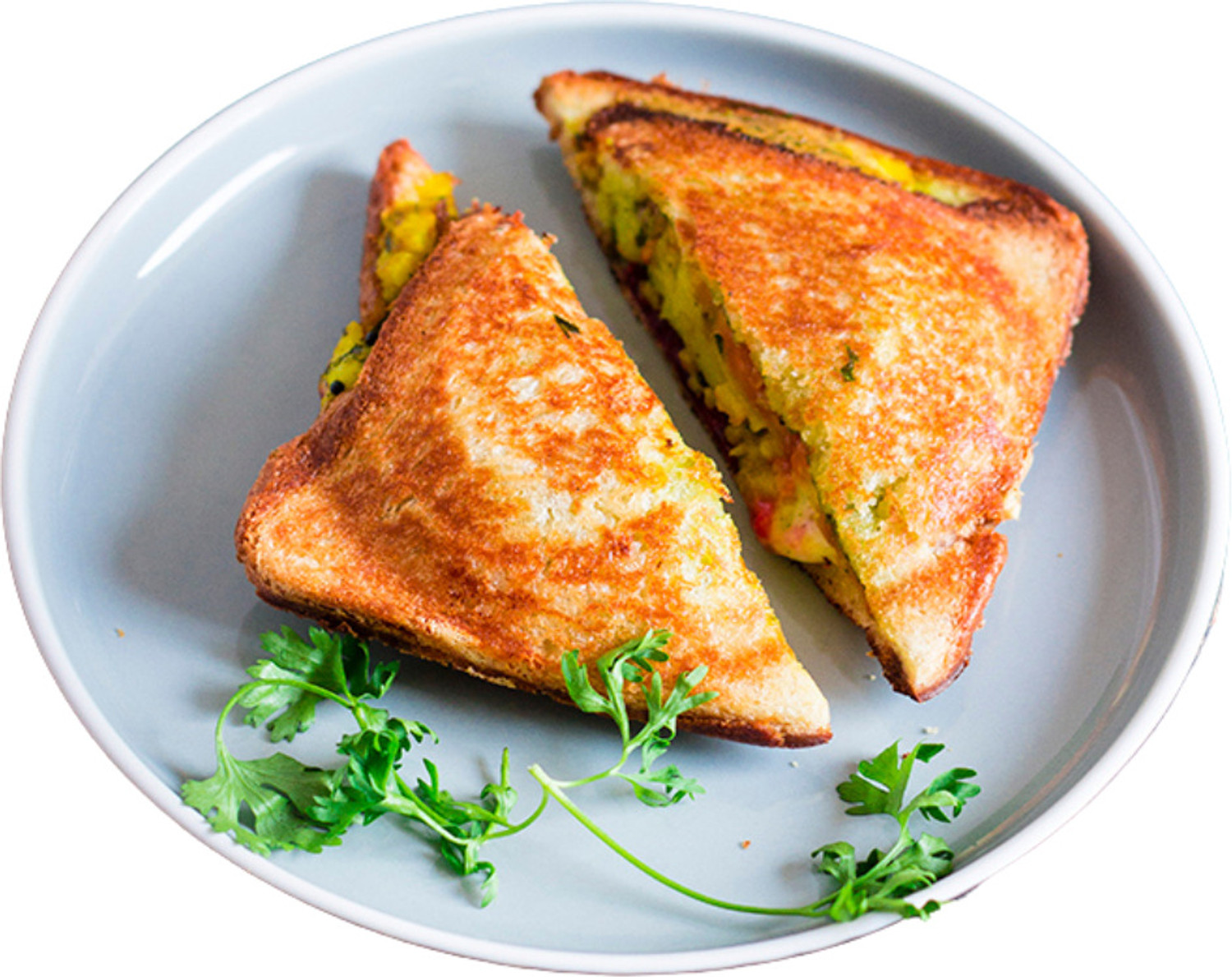 Image of VedaChef by VedaChef Bombay Style Sandwich Maker with silicone brush | Non-Stick Coating | Toast Sandwich Maker