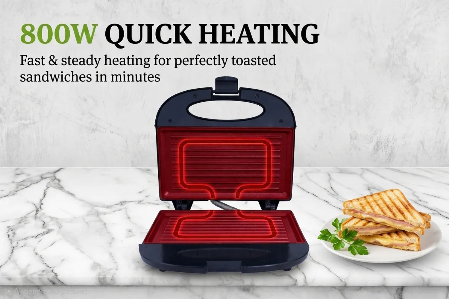 Image of Thirdwind Ultimate Powerful Premium & Imported Quality 800 W Sandwich Maker Toast, Grill31 Toast Sandwich Maker