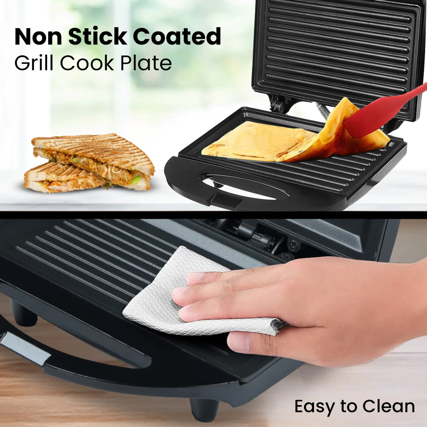Image of Inalsa Presto DX Grill Toaster Grill Sandwich Maker