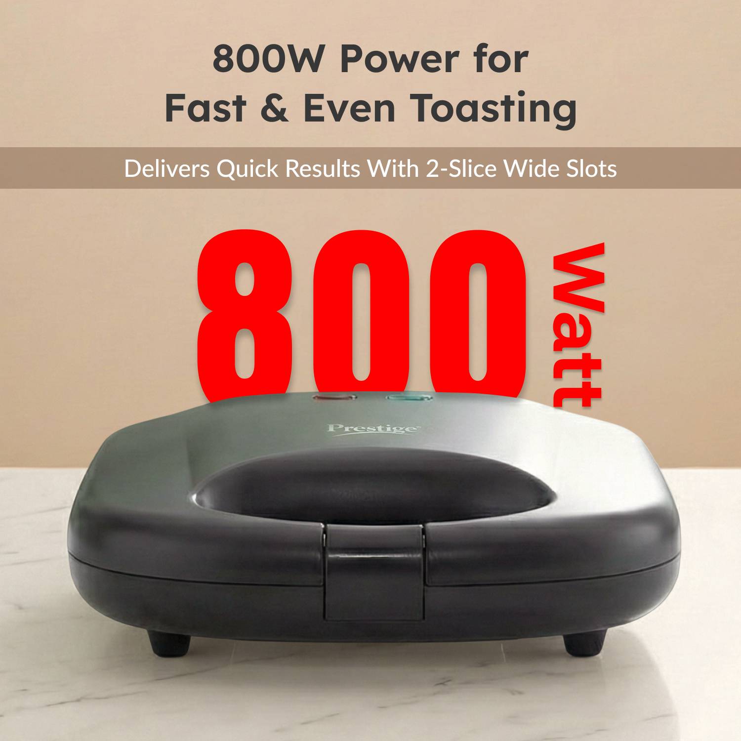 Prestige PGMFB Grill Sandwich Maker Black - Image 3