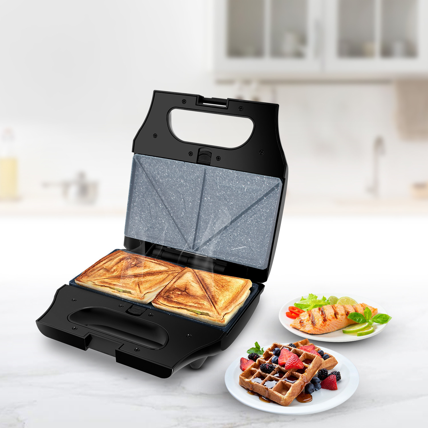 Image of Wipro Elato BS302 3 in 1 Detachable Toast Sandwich Maker