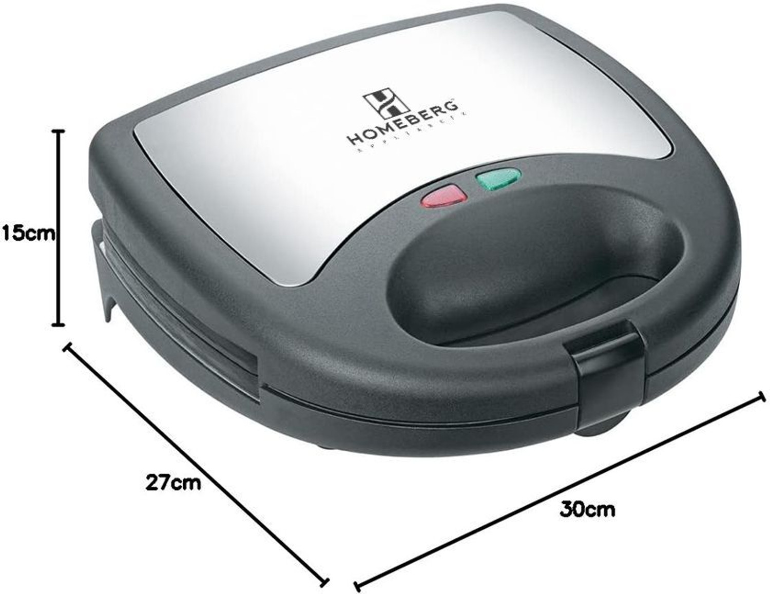 Image of Homeberg by Homeberg HG755 Grill, Toast