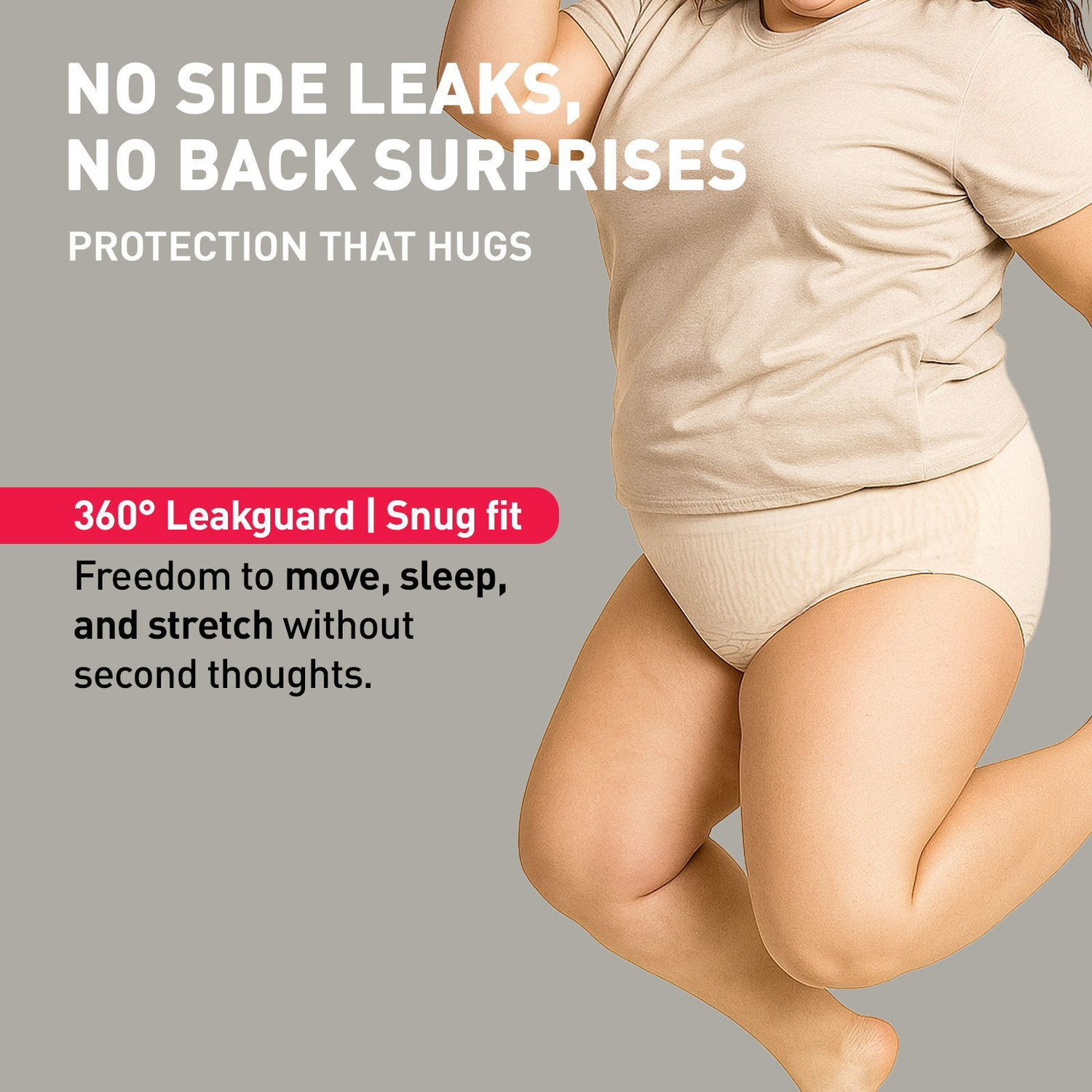 Image of SIRONA Disposable Period Panties - XXL-XXXL (48 inch-56 inch) | Super Soft & 5X More Absorbent Sanitary Pad