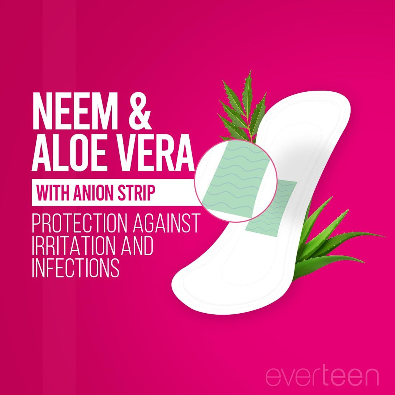 Image of everteen Combo Pack of 80 SKIN THIN Sanitary Napkin Pads and 30 Sanitary Pad