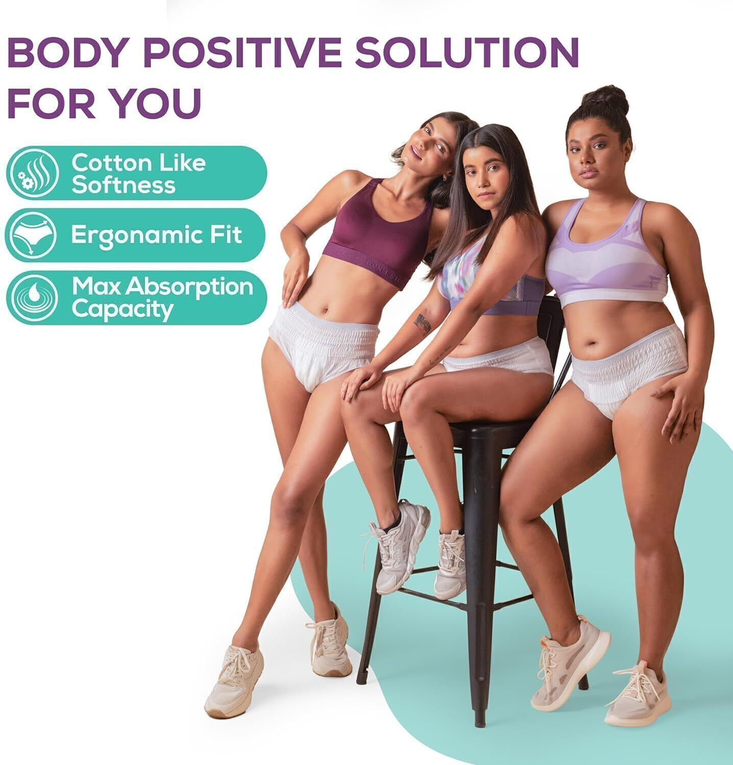 Image of EverEve Ultra Absorbent, Heavy Flow Disposable Period Panties Pantyliner