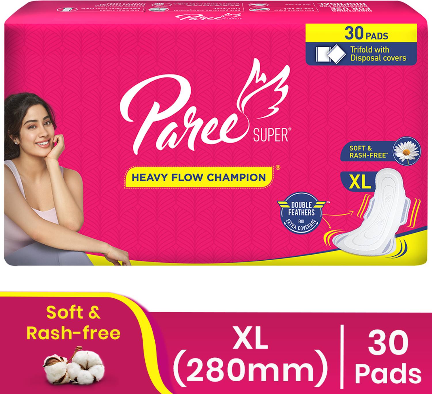 Paree Super Heavy Flow XL Pads - Image 1