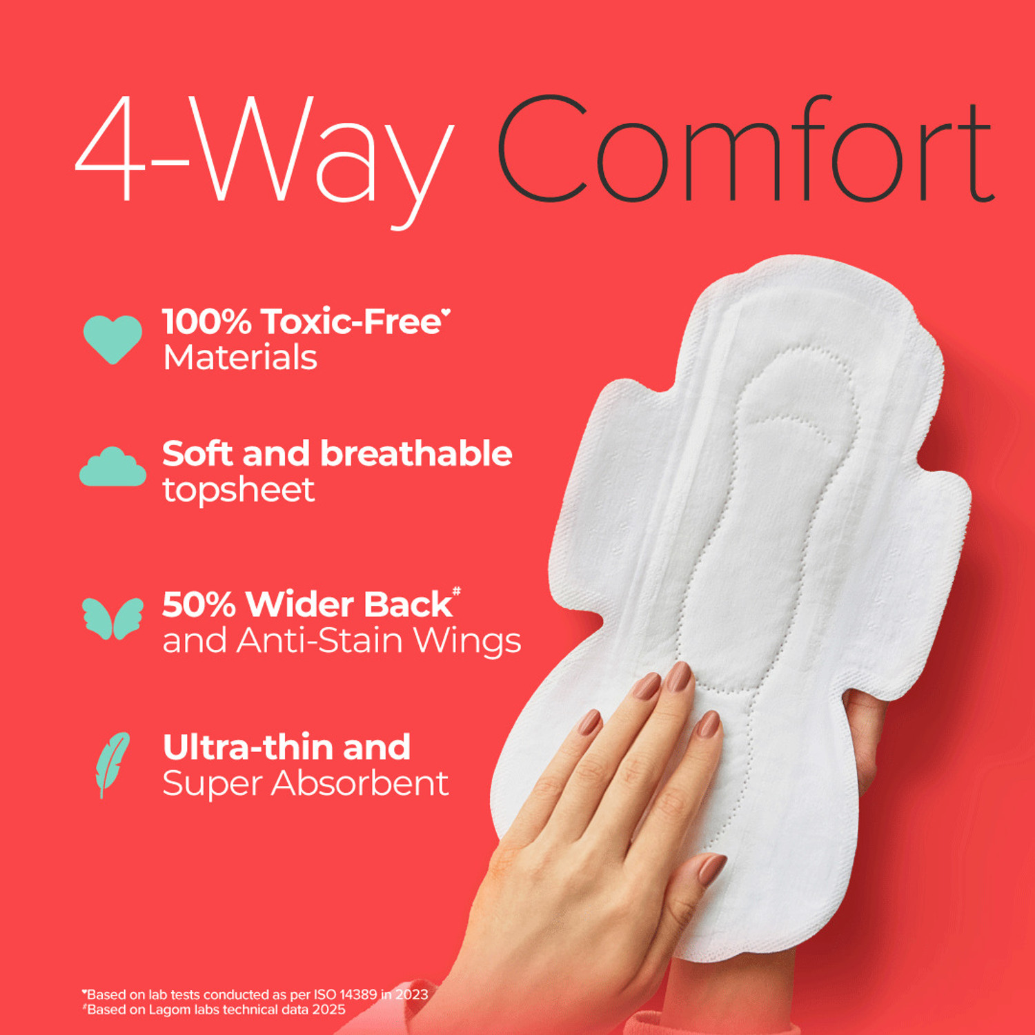 Image of Nua Complete Comfort 25XXL & 25XL With Disposal Covers Sanitary Pad