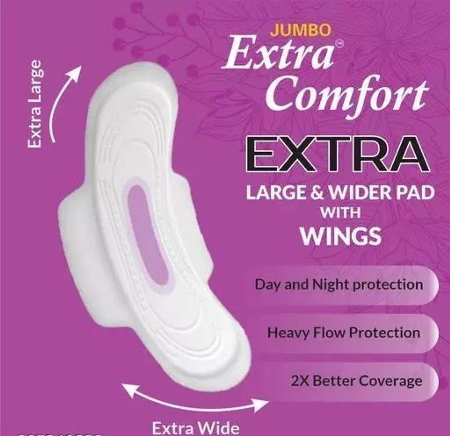 Image of jumbo extra comfort Dry Feel Regular Sanitary Pad