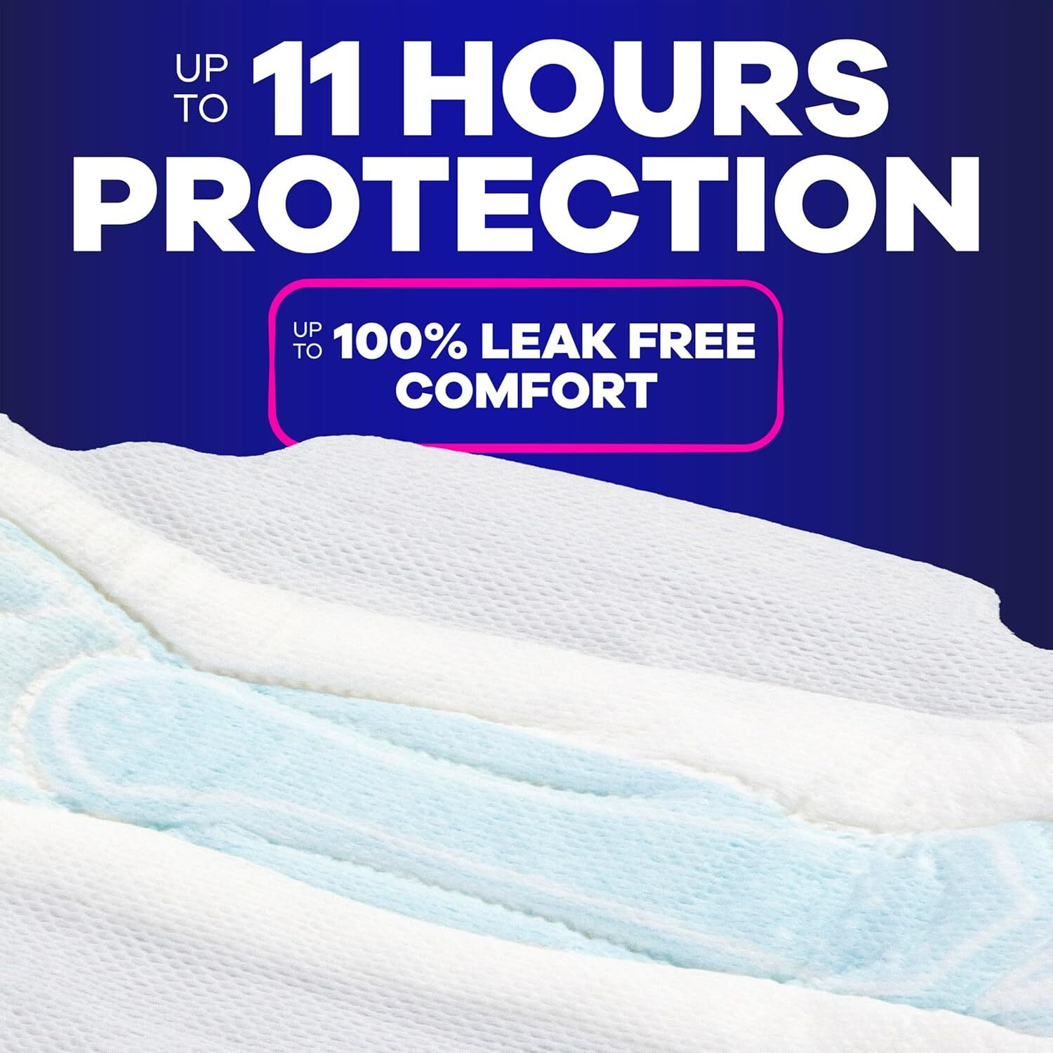 Image of Always Maxi Overnight Pads with Wings for Women, Size 5 Sanitary Pad