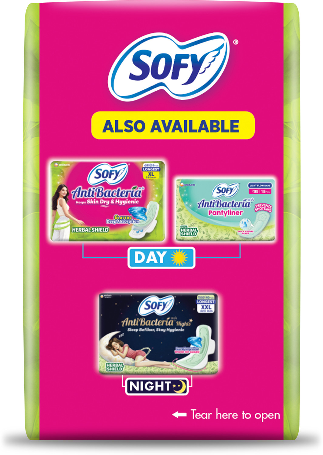 Image of SOFY AB XXL 50P Sanitary Pad