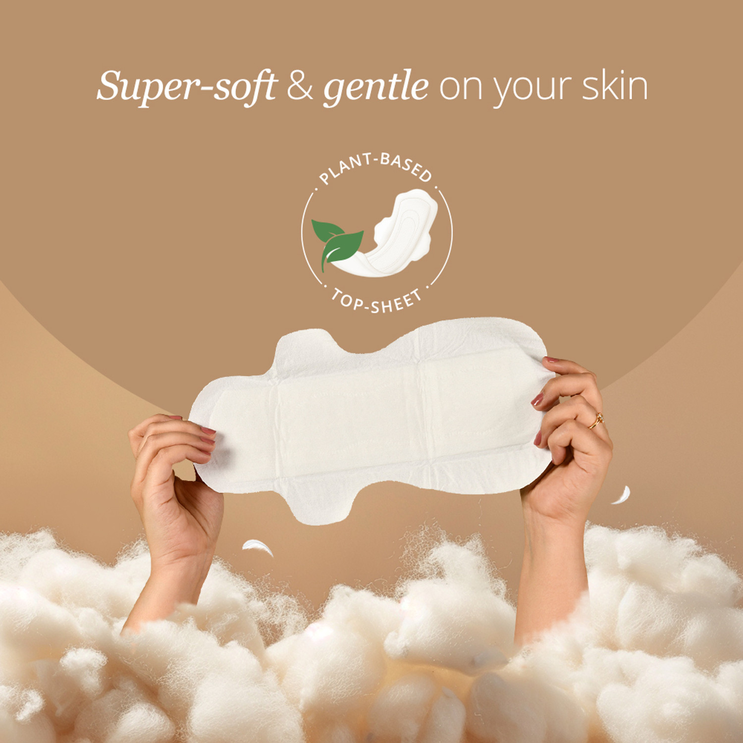 Image of Carmesi Sensitive - Sanitary Pads for Rash-Free Periods (5 Large + 5 XL) Sanitary Pad