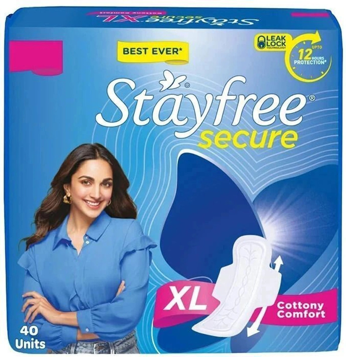 Image of STAYFREE D1 - secure 80 pads Sanitary Pad