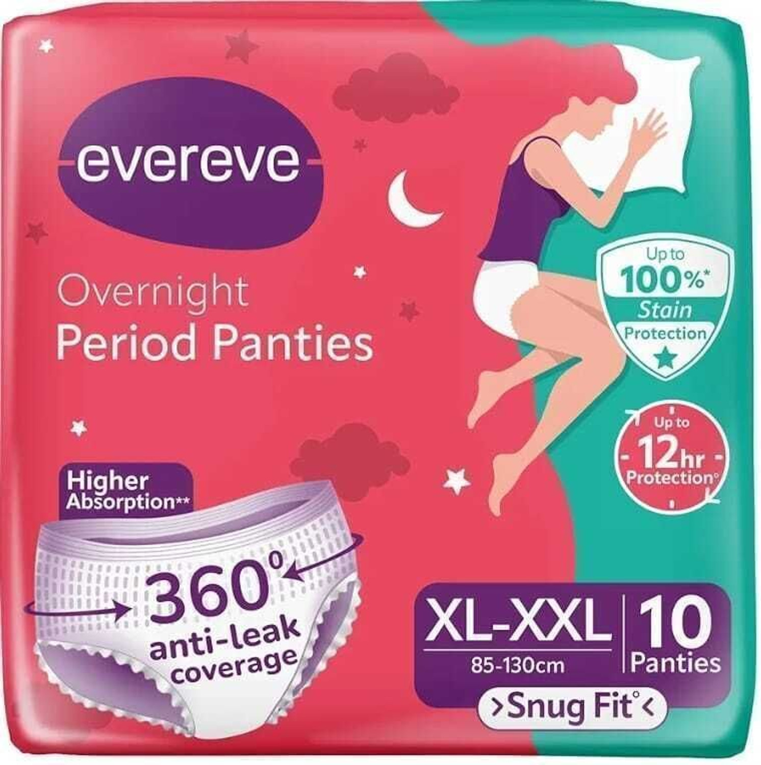 Image of EverEve OVERNIGHT PERIOD PANTIES Sanitary Pad