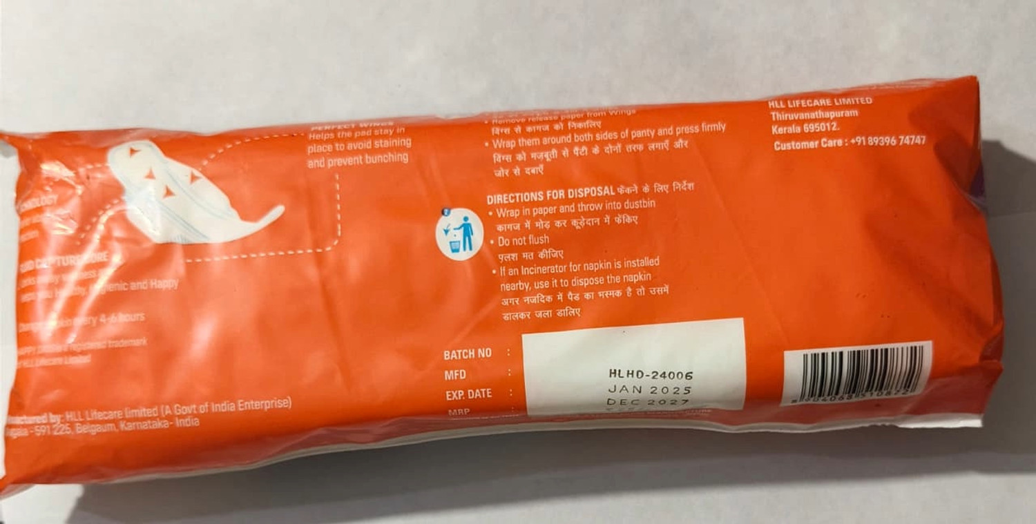 Image of happy days Ultra Clean Cottony Soft Sanitary Pad