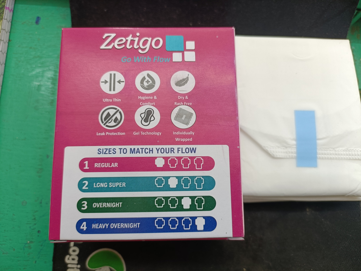 Image of Zetigo L /240 MM sanitary pads Sanitary Pad