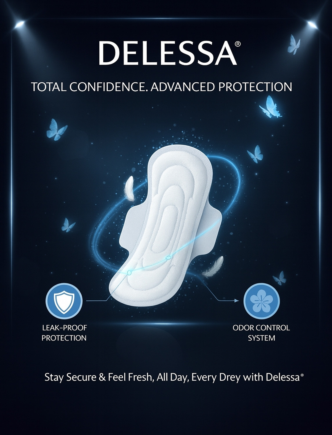 Image of Delessa Extra Long Extra Absorb Sanitary Pads 11 Sanitary Pad