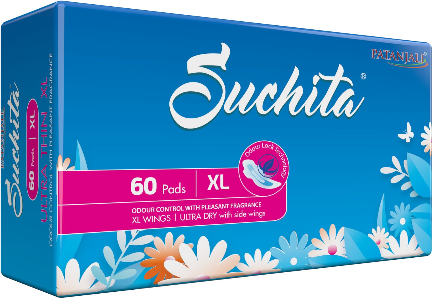 Image of PATANJALI Suchita XL Ultra Dry 280 mm Sanitary Pad