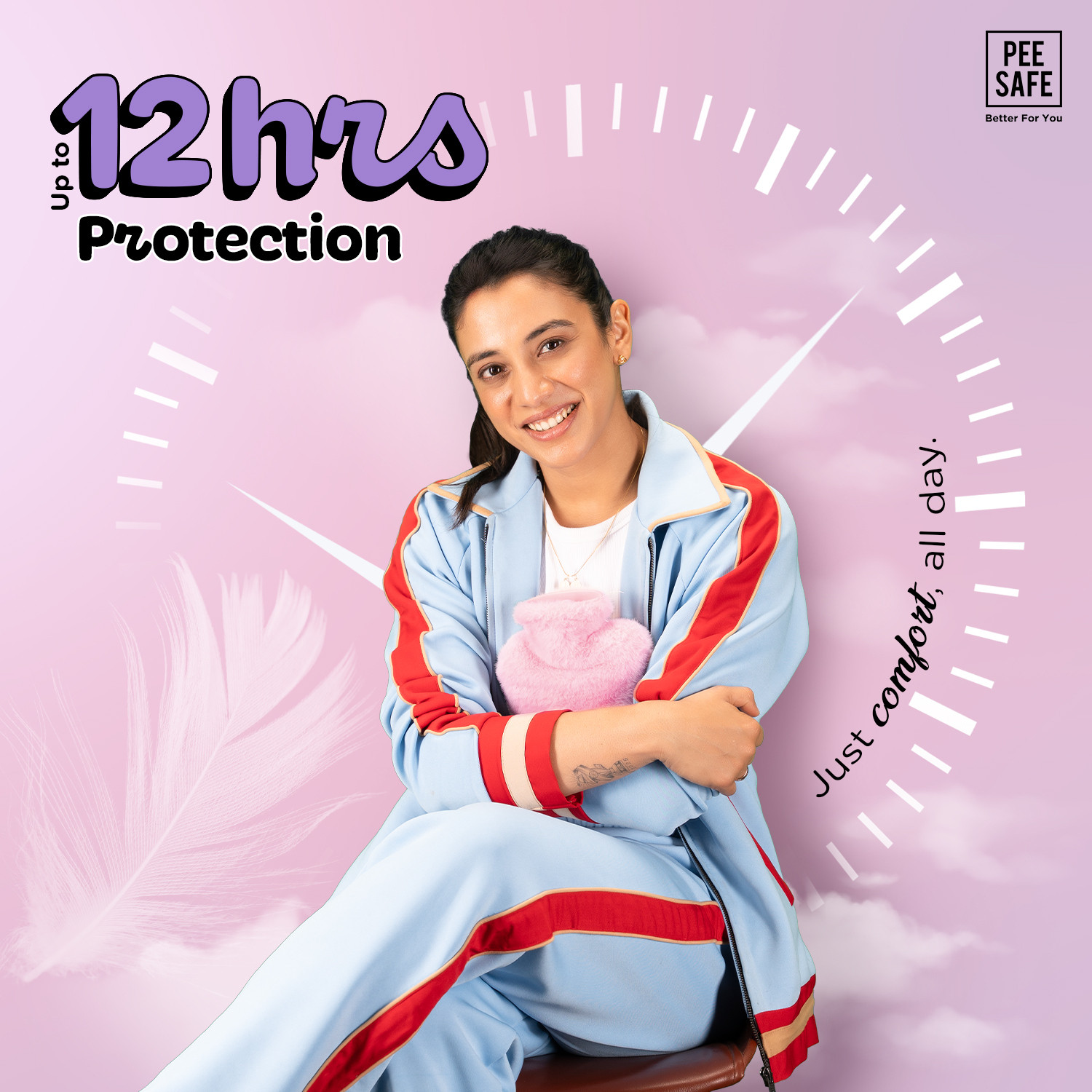 Image of Pee Safe Comfort Period Panties XXL-XXXL, 8, Seamless Fit, 360 Protection Sanitary Pad
