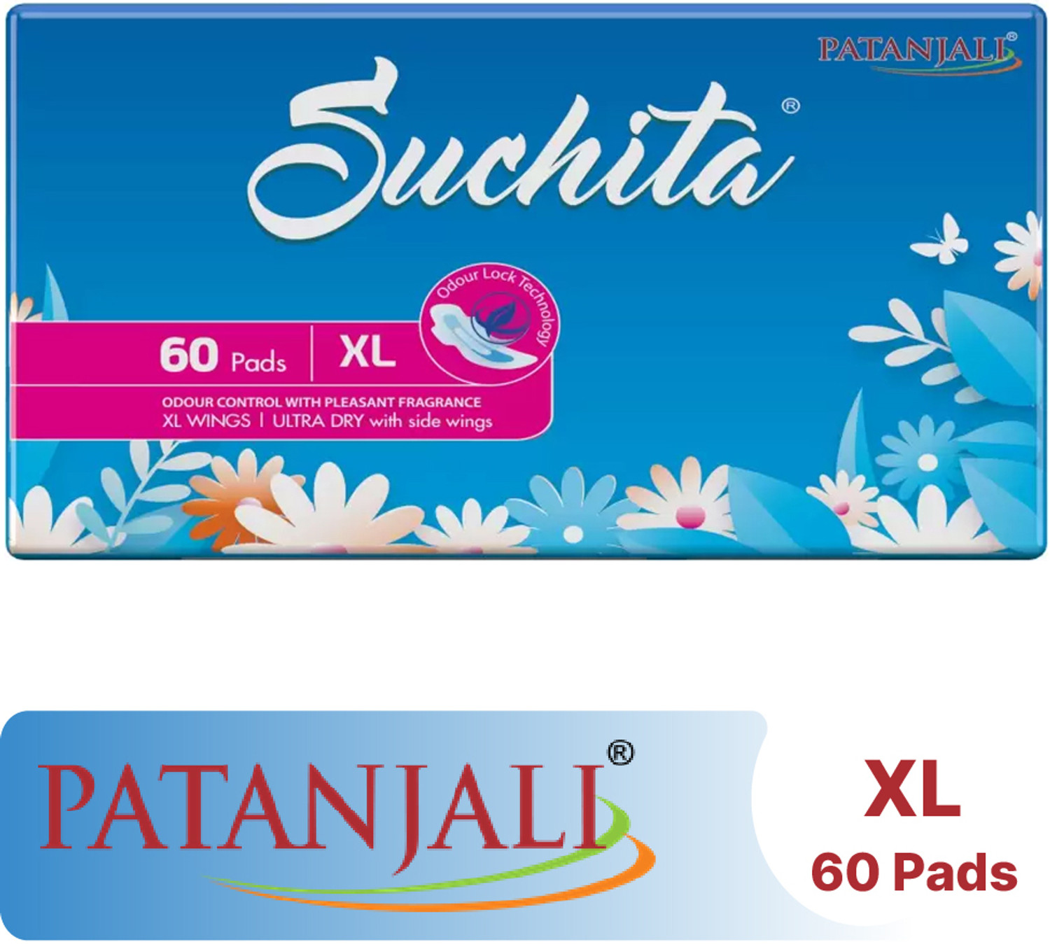 Image of PATANJALI Suchita XL Ultra Dry 280 mm Sanitary Pad