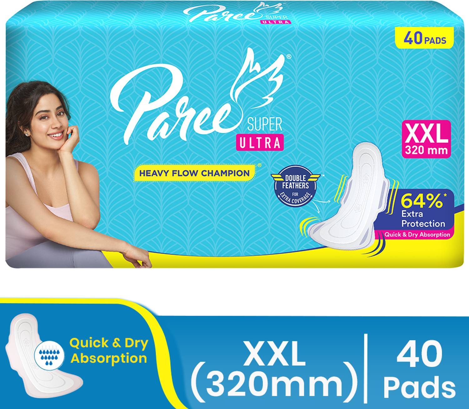 Paree Super Ultra Dry Feel XXL Sanitary Pad