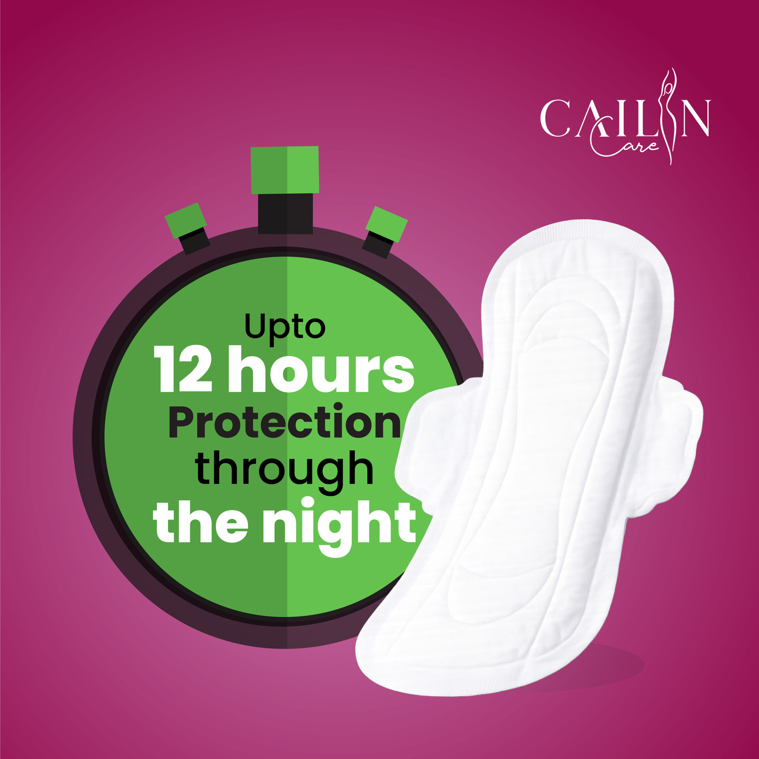 Image of Cailin Care Choice With Wings 160 Pads Sanitary Pad