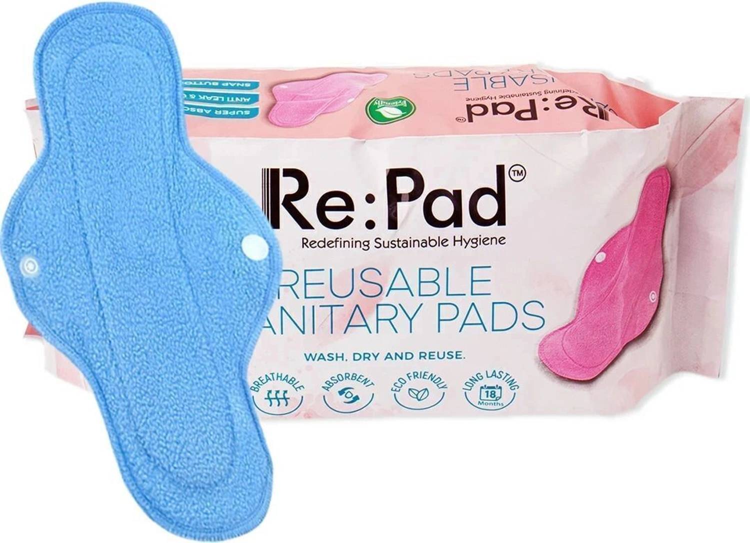 Re:pad Reusable Pad-8 Super Maxi Sanitary Pad