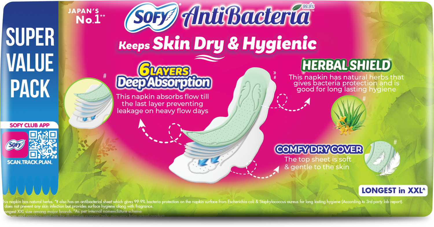 Image of SOFY AB XXL 50P Sanitary Pad